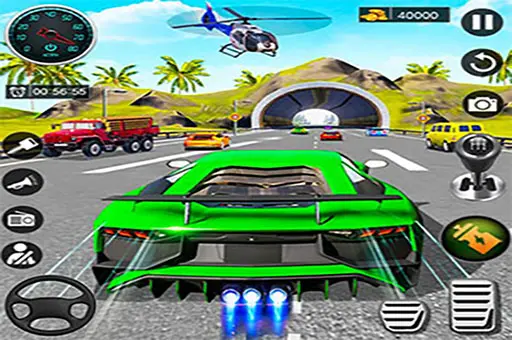 Extreme Car City Driving – Simulador 3D de direção em cidade aberta com supercarro esportivo. Realize missões como estacionamento preciso, corridas de alta velocidade e drift extremo. Explore livremente uma cidade realista enquanto testa seus limites como